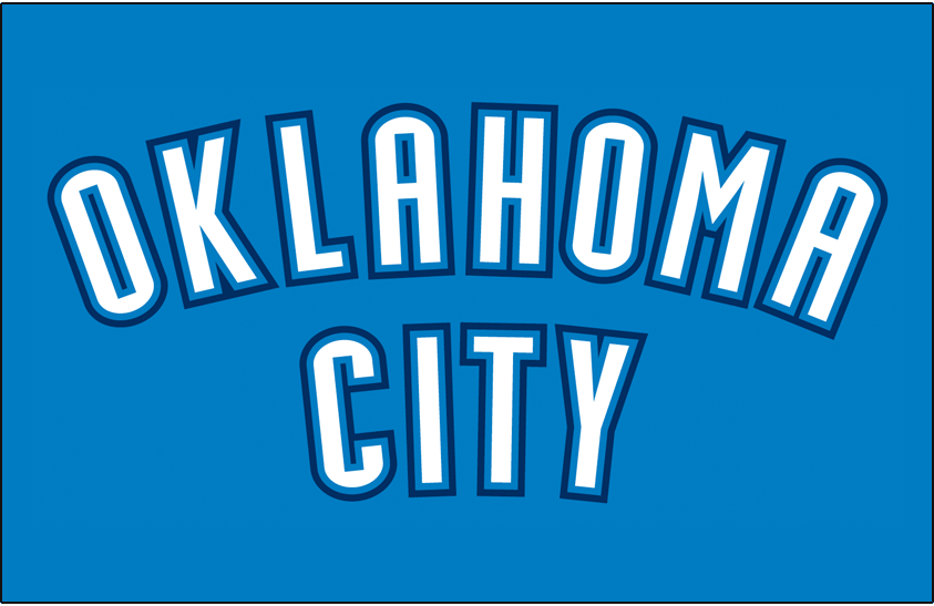 Oklahoma City Blue 2015-Pres Jersey Logo iron on transfers for clothing